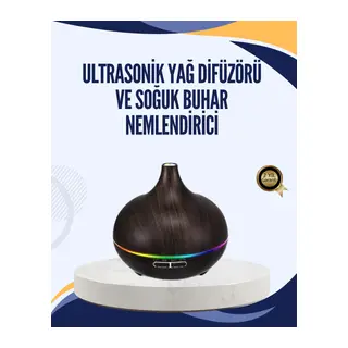 LED Işıklı Sessiz Çalışan Soğuk Buhar Nemlendirici