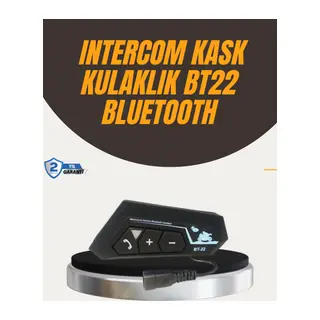 Su Geçirmez BT22 Bluetooth Kask Kulaklığı GPS ve Müzik Uyumlu