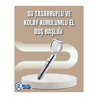 360° Ayarlanabilir Çok Fonksiyonlu Duş Başlığı