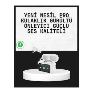 Akıllı Sensörlü Su Geçirmez Bluetooth Kulaklık Güçlü Batarya ve Bass