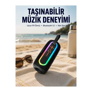 Taşınabilir Bluetooth Hoparlör Kırmızı IP67 Su Geçirmez Yeni Nesil