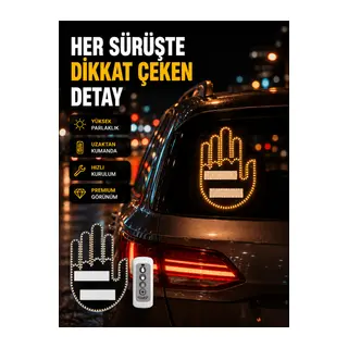 Uzaktan Kumandalı LED El Park Uyarı Cihazı Suya Dayanıklı Enerji Tasarruflu