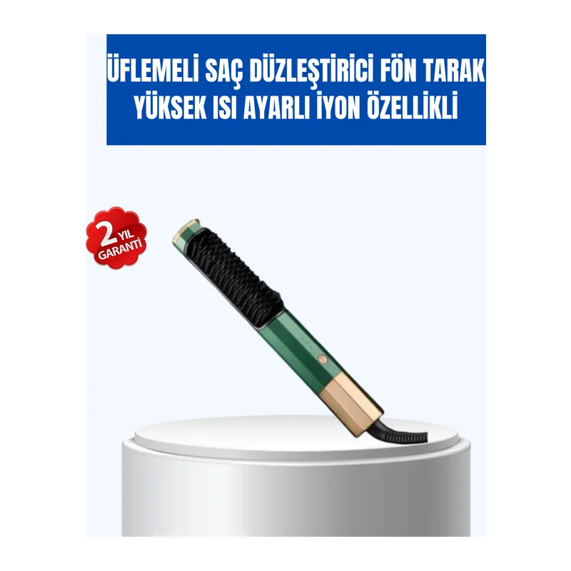 Ayarlanabilir Isı Kontrollü Saç Şekillendirme Seti – Tüm Saç Tipleri İçin Uygun
