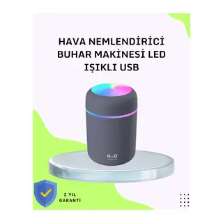 Taşınabilir Hava Nemlendirici – Renkli Işık ve USB Bağlantı