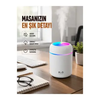 Kompakt Boyutlu Nemlendirici – 30-45ml/h Buhar Kapasiteli