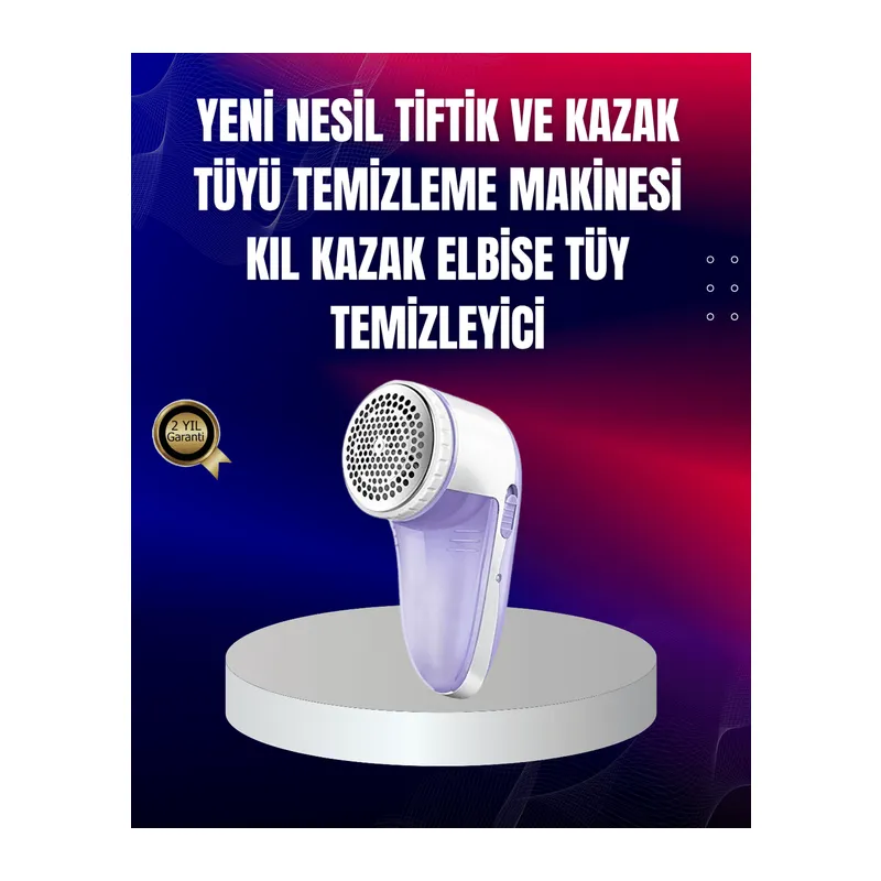 Tüy ve Tiftik Temizleyici – 3 Bıçaklı, 200ml Kapasiteli