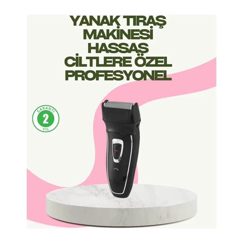 Darbelere Dayanıklı Kablosuz Erkek Tıraş Aleti