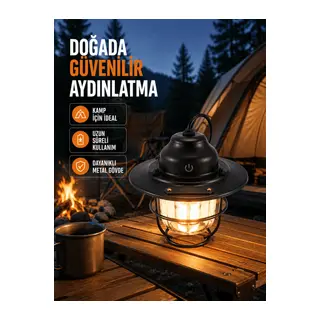 Uzun Ömürlü Bataryalı Outdoor LED Gece Lambası