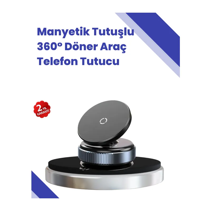 Araç İçi Telefon Tutucu Güçlü Manyetik Vakumlu Model