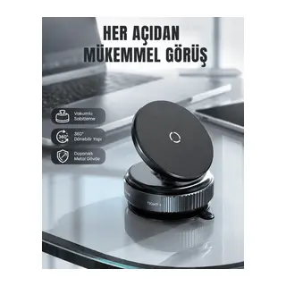 Evrensel Manyetik Araç Telefon Tutucu 360° Döner Başlık