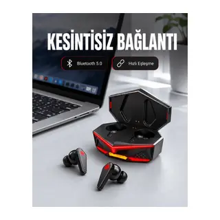 Kablosuz Bluetooth Kulaklık Led Işıklı Yeni Nesil