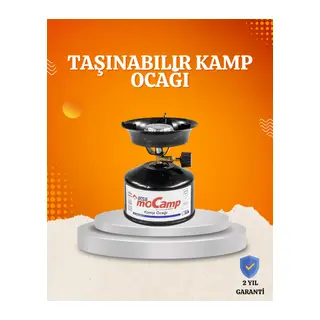 Outdoor Kamp Ocağı Seti Çakmak Gazlı Taşınabilir