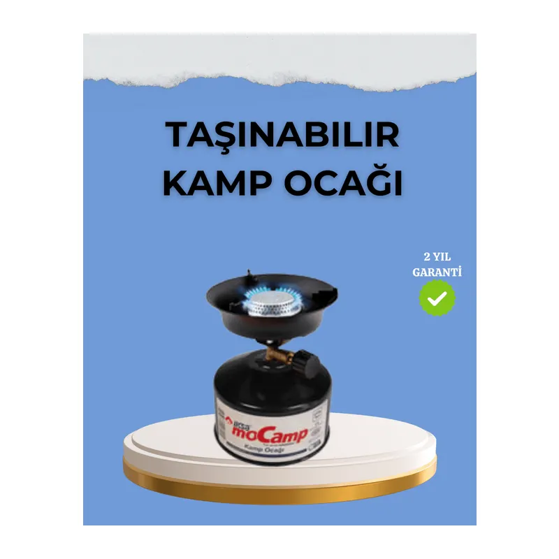 Kompakt ve Hafif Kamp Ocağı Seti Gaz Tüplü