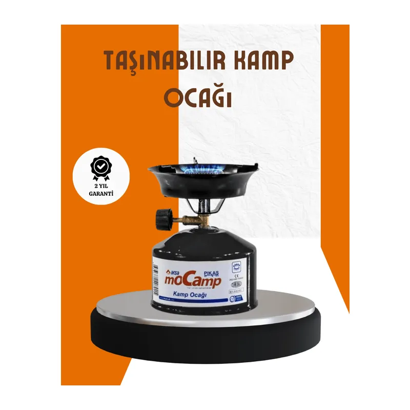 Taşınabilir Metal Gövdeli Kamp Ocağı Seti