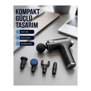 Kas Yorgunluğu Giderici Vücut Masaj Tabancası Yeni Nesil