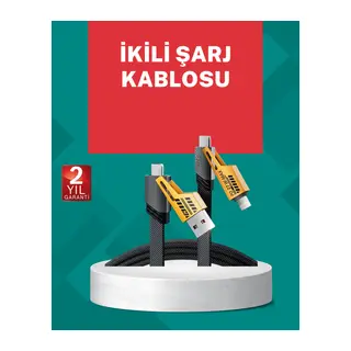 Akıllı Telefon Tablet Laptop Uyumlu 65W Güçlü Veri Kablosu
