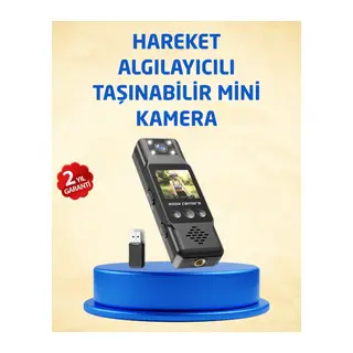 Taşınabilir Full HD Mini Kamera TFT Ekranlı