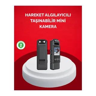Mini Kamera 1080P Full HD Taşınabilir Güvenlik ve Kayıt Cihazı