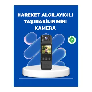 Mini Kamera 1080P Full HD Döner Lens Taşınabilir