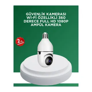 1080P Gece Görüşlü Ampul Güvenlik Kamerası – Kablolu ve Kablosuz Seçenekli