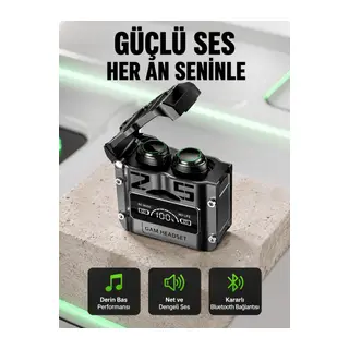 Şarj Kutulu Kablosuz Bluetooth Kulak İçi Spor Kulaklık Yeni Nesil