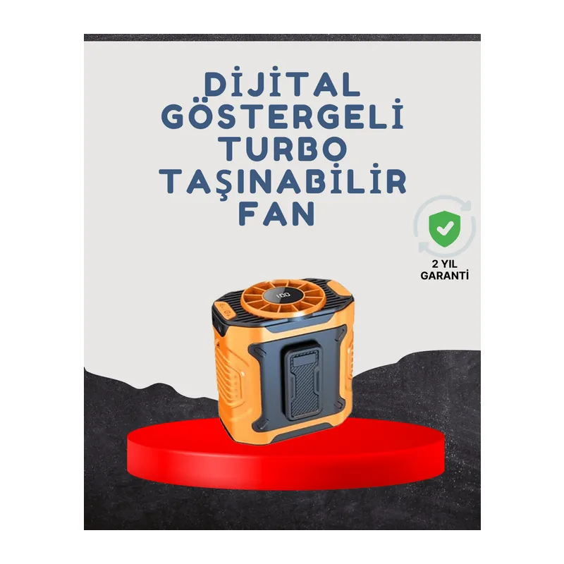 Yüksek Kapasiteli Turbo Taşınabilir Fan