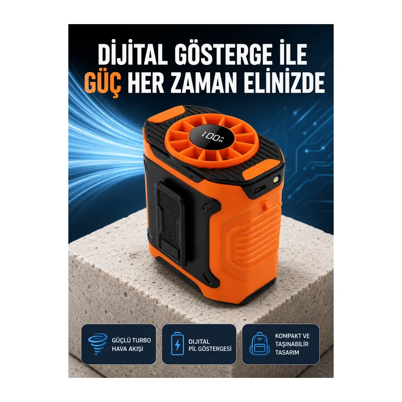 Taşınabilir Çok Fonksiyonlu Soğutma Fanı