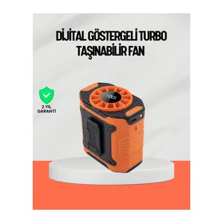 USB Şarjlı Güçlü Hız Ayarlı El ve Bel Fanı