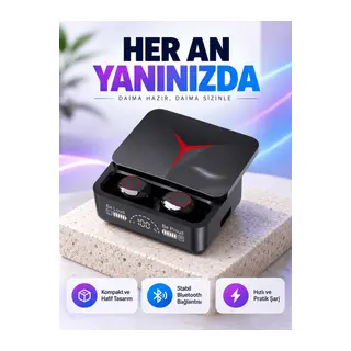 IPX6 Suya Dayanıklı Kablosuz Kulaklık – Hafif ve Taşınabilir Tasarım Yeni Nesil