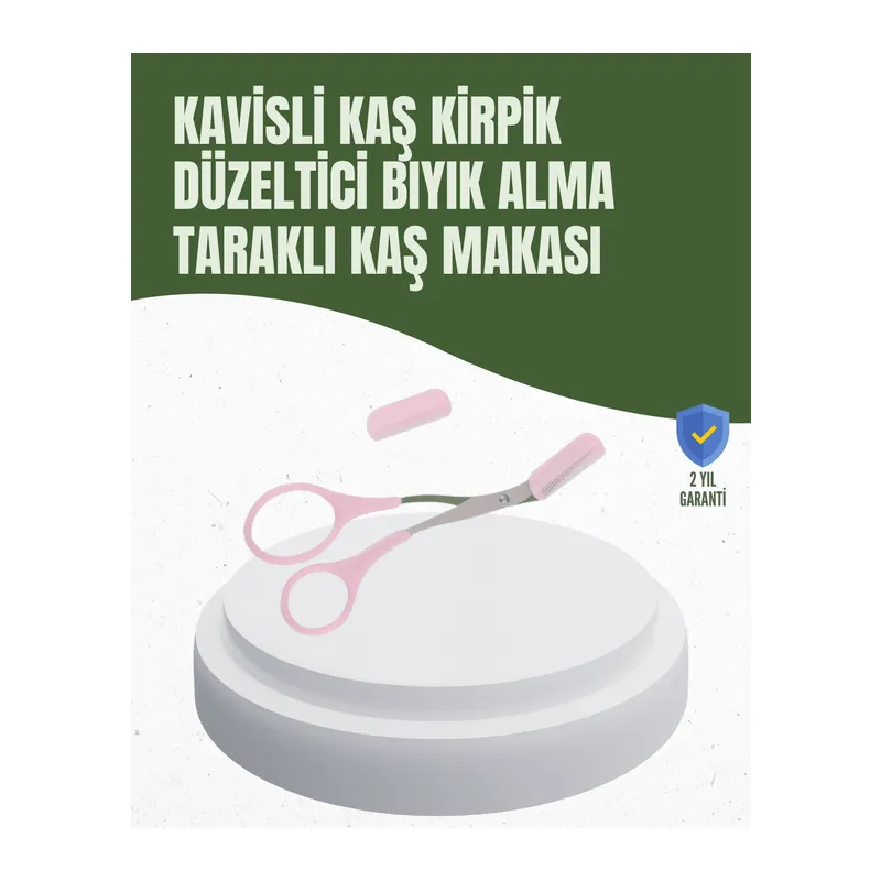 Hassas Kesim İçin Kavisli Yüz Bakım Makası