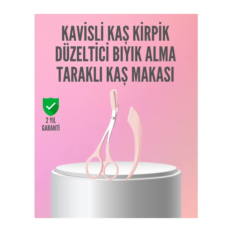 Kaş ve Kirpik Şekillendirme İçin Yüz Bakım Makası