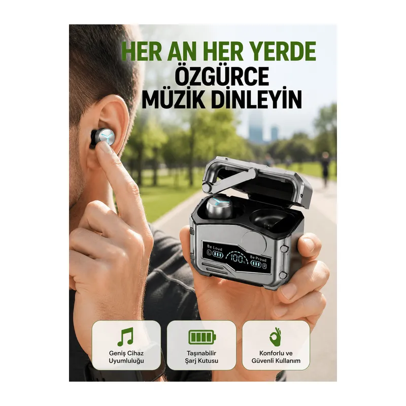 Düşük Gecikmeli Kablosuz Kulaklık – Oyun ve Müzik Modu Destekli Yeni Nesil