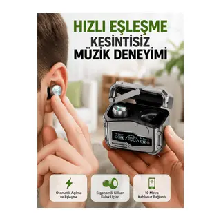 Hızlı Şarj Edilebilen Kablosuz Kulaklık – Uzun Süreli Kullanım için Tasarlandı