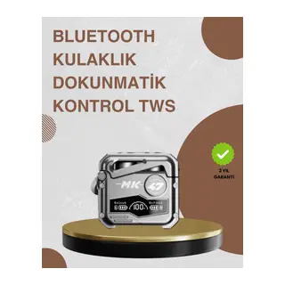 Bluetooth 5.0 Kulak İçi Kablosuz Kulaklık – Dokunmatik Kontrol, Düşük Gecikme