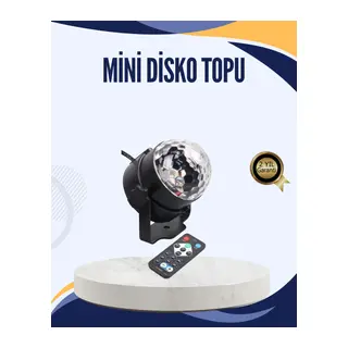 Müzik Sensörlü Renkli LED Parti Işığı