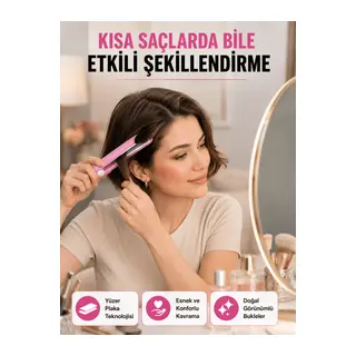 30 Saniyede Isınan PTC Teknolojili Saç Şekillendirici – Sabit Isı Kontrollü, Hızlı Performans Yeni Nesil