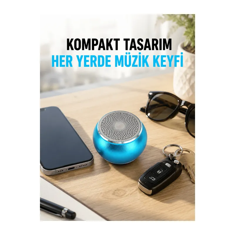 Taşınabilir Bluetooth Hoparlör Eller Serbest Arama Özellikli Yeni Nesil