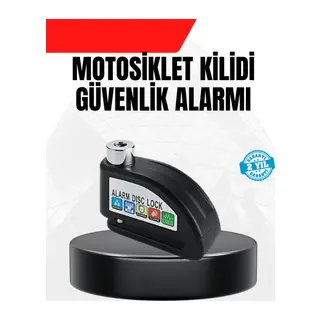 Alarm Disk Fren Kilidi Paslanmaz Çelik Motosiklet Scooter Bisiklet