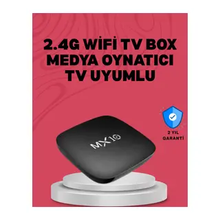 4K UHD Android Medya Oynatıcı 8 GB Hafıza 2 GB RAM Wi-Fi Destekli