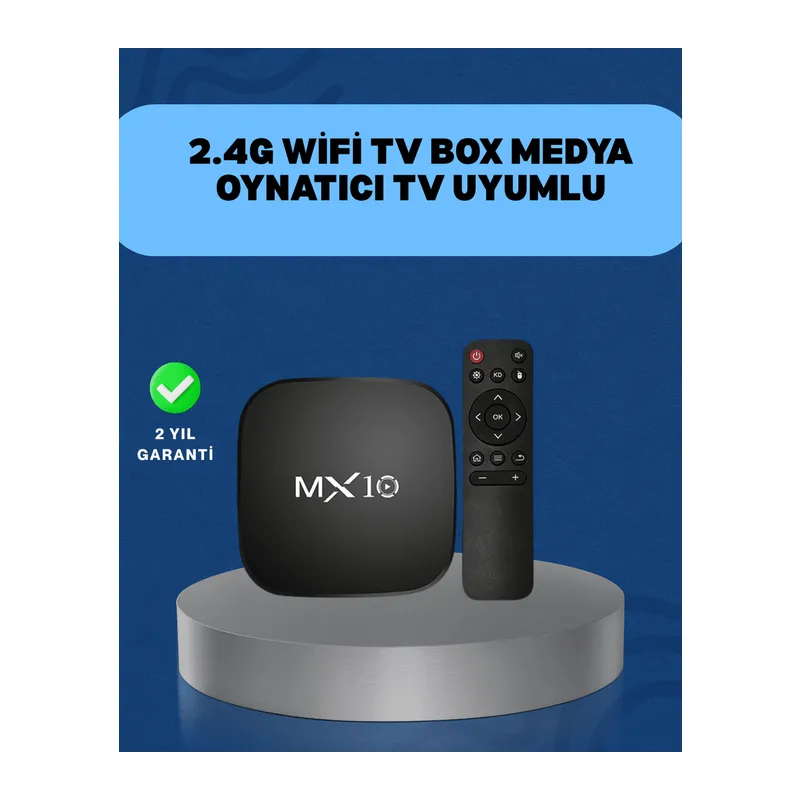 4K Medya Kutusu HDMI-USB Bağlantılı Android TV Çözümü