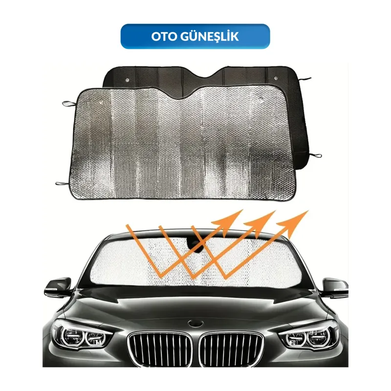 Katlanabilir Ön Cam Güneşlik Isı Önleyici Araç Perdesi Volkswagen Passat Peugeot 3008 Skoda Superb Nissan Qashqai