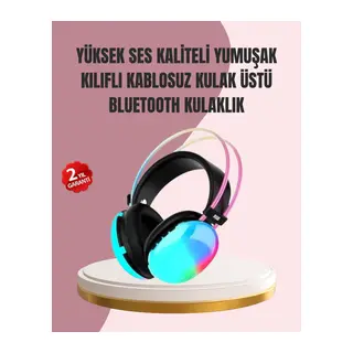 Düşük Gecikmeli Bluetooth 5.3 Gaming Kulaklık – RGB Işıklı