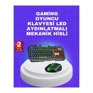 Gaming Klavye Mouse – Çatışmasız Tuş, Hızlı Tepki Süresi