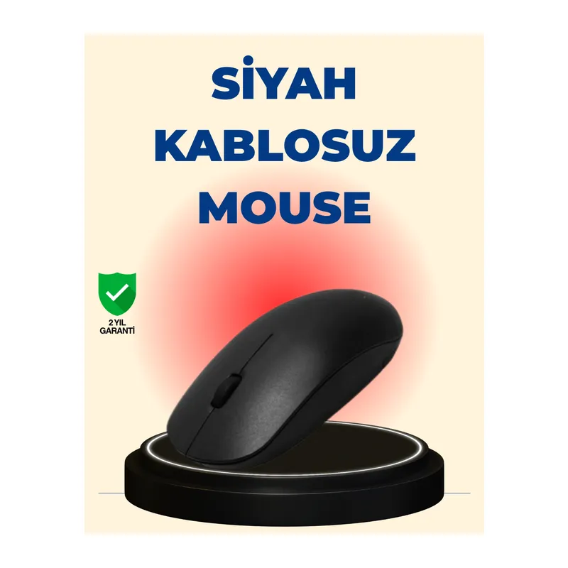 Sessiz ve Ergonomik Mouse – USB Bağlantılı ve DPI Ayarlı