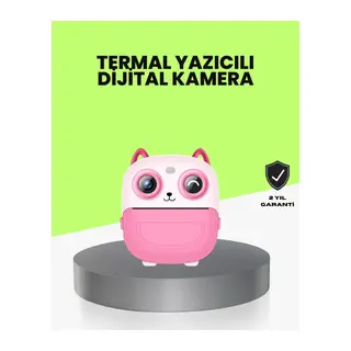 Termal Baskı Özellikli Çocuk Kamerası 1080P Video Destekli