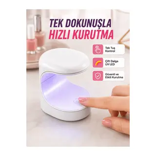 Mini Tırnak Kurutucu – Hızlı Kurutma İçin UVLED Işık Teknolojisi Yeni Nesil