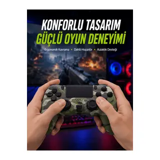 Dahili Hoparlör ve Kulaklık Girişli Oyun Kolu – Kişisel ve Ortak Ses Deneyimi