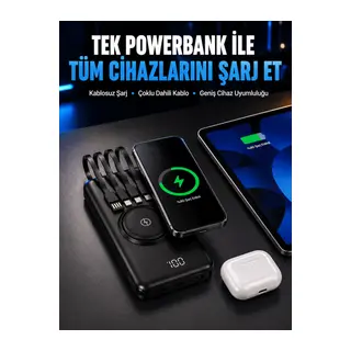 Akıllı Koruma Sistemli Powerbank – Hızlı, Güvenli ve Modern