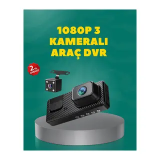 Full HD 1080P Araç Kamerası | Gece Görüşlü, Döngü Kayıt ve Geri Görüş
