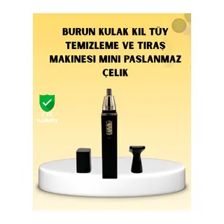 Şarjlı burun ve kulak kılı temizleme cihazı